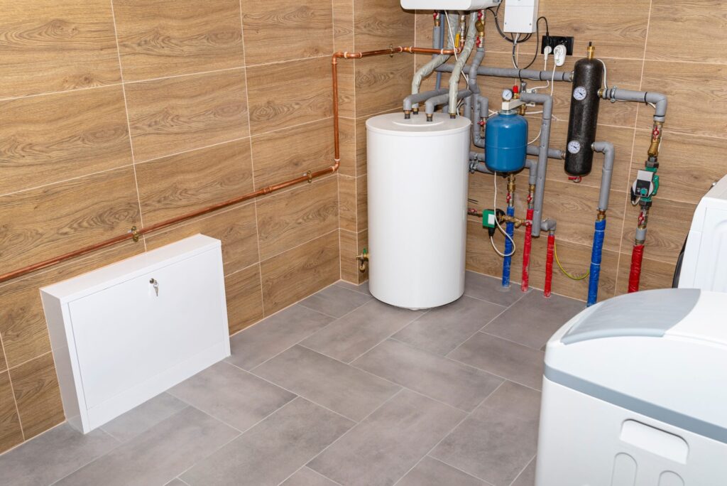 Residential water heater and plumbing system installed in Daytona Beach
